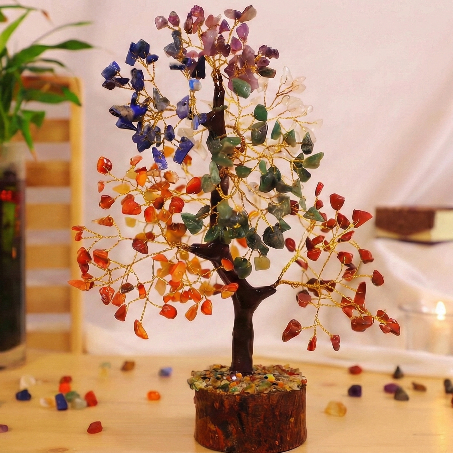 Ratnveda | Chakra tree | Gemstone Wishing Tree