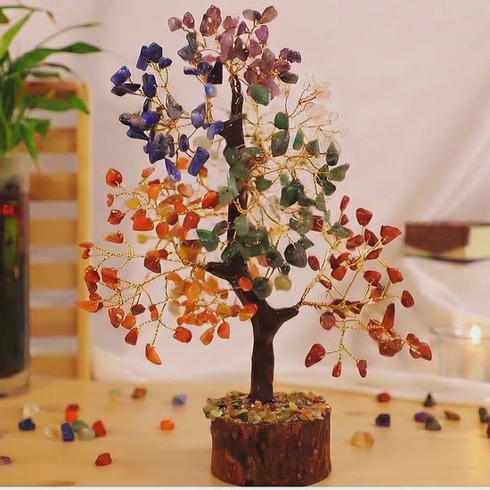 Ratnveda | Chakra tree | Gemstone Wishing Tree