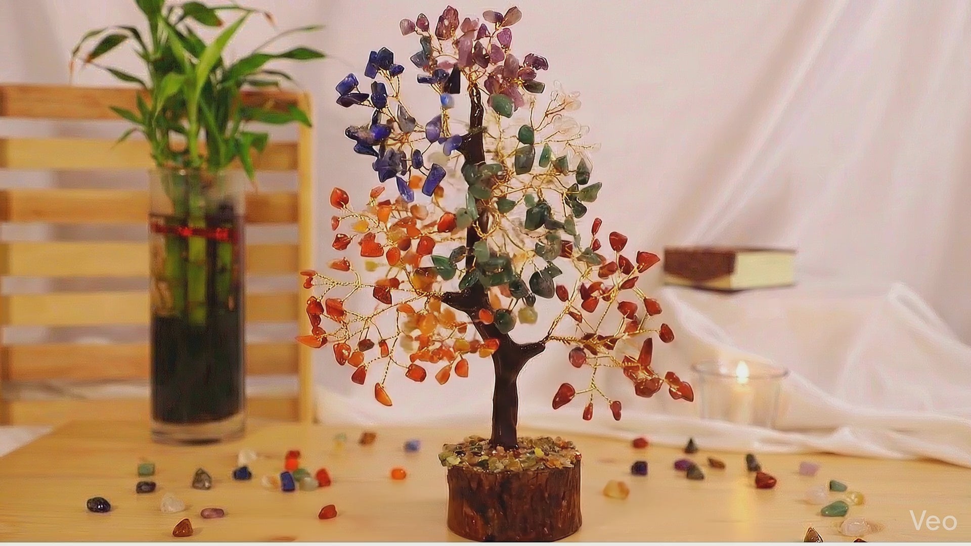 Ratnveda | Chakra tree | Gemstone Wishing Tree